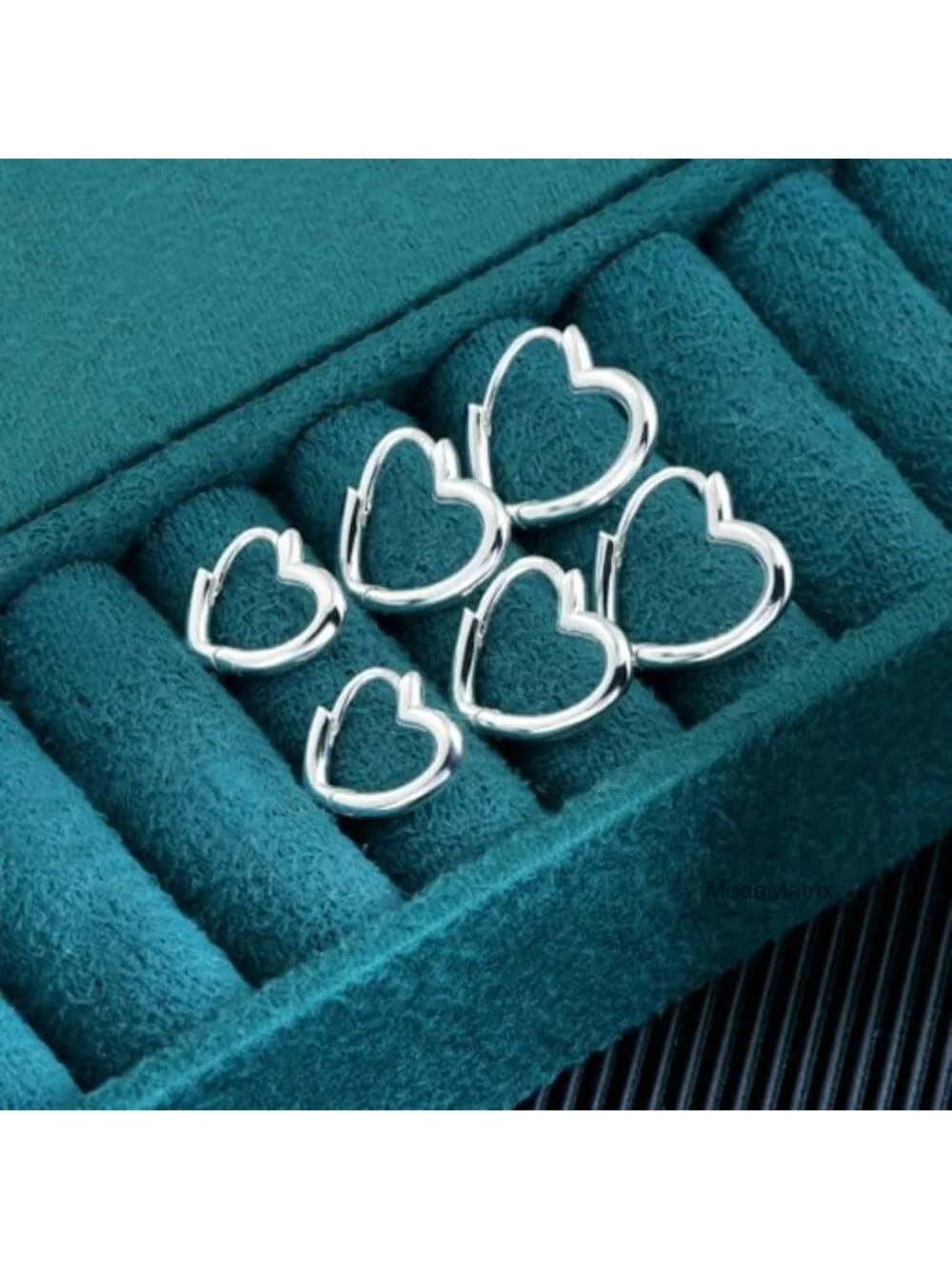 14K Gold Plated Silver Heart Hoop Earrings Set for Women 3 Pairs Hypoallergenic
